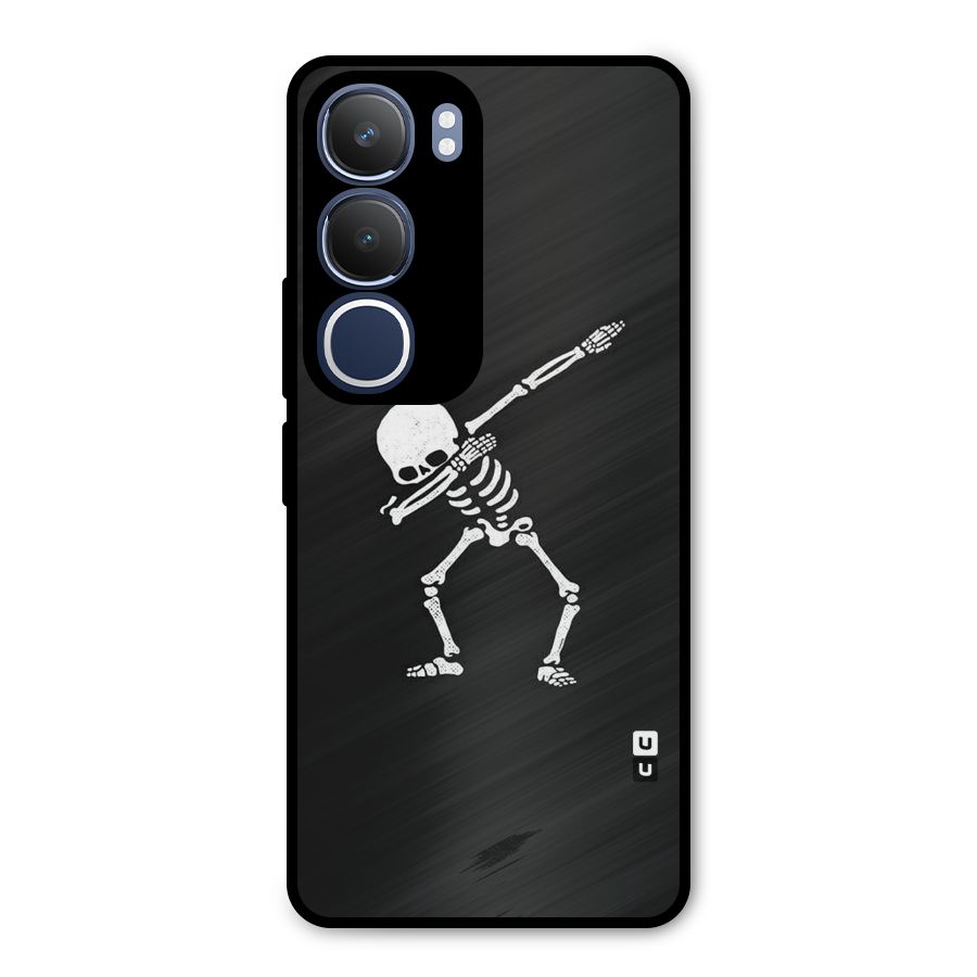 Skeleton Dab White Metal Back Case for Vivo Y29