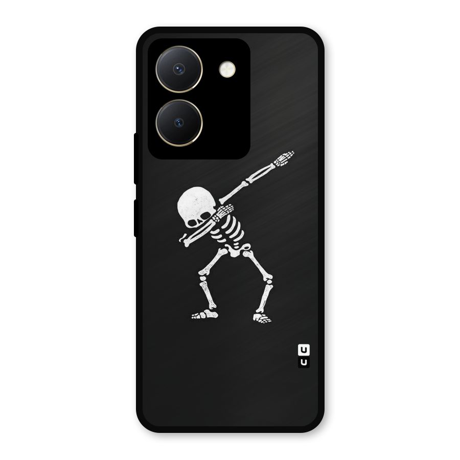 Skeleton Dab White Metal Back Case for Vivo Y36