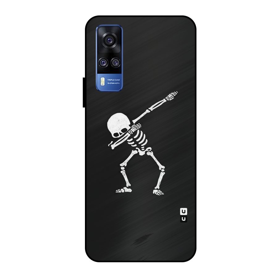 Skeleton Dab White Metal Back Case for Vivo Y51