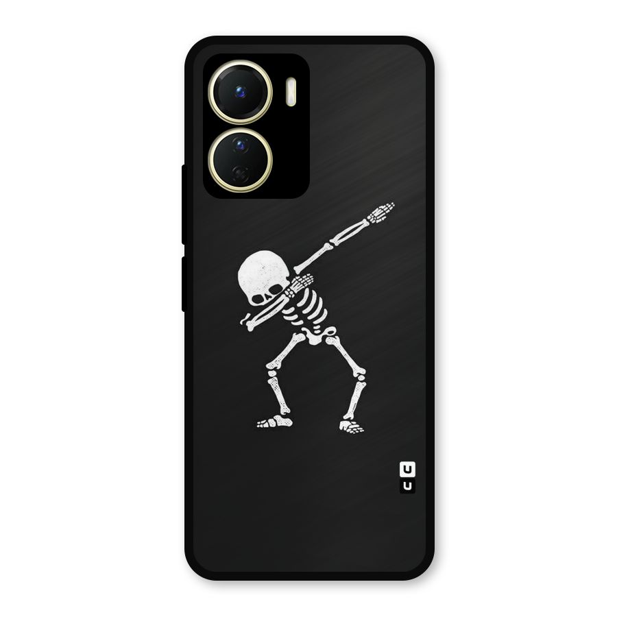 Skeleton Dab White Metal Back Case for Vivo Y56