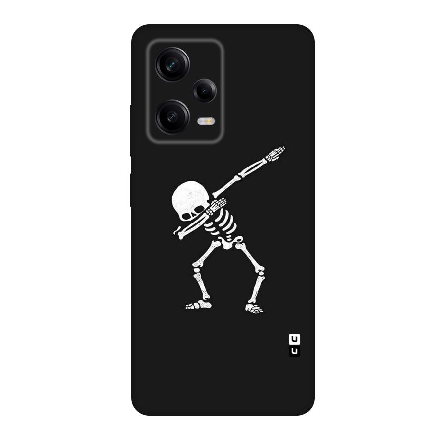 Skeleton Dab White Original Polycarbonate Back Case for Redmi Note 12 Pro