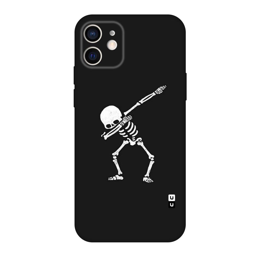 Skeleton Dab White Original Polycarbonate Back Case for iPhone 12