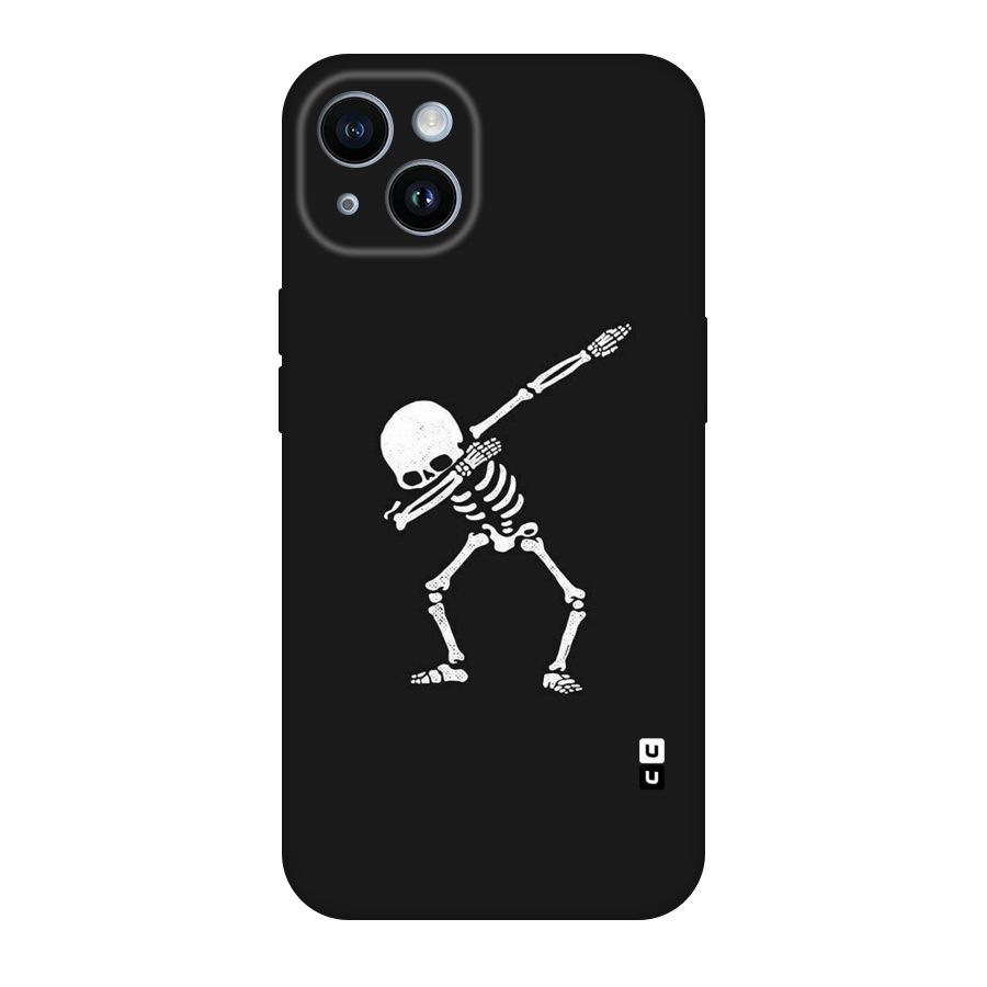 Skeleton Dab White Original Polycarbonate Back Case for iPhone 14