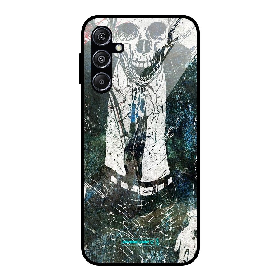 Skeleton in a Suit Glass Back Case for Galaxy M34 5G