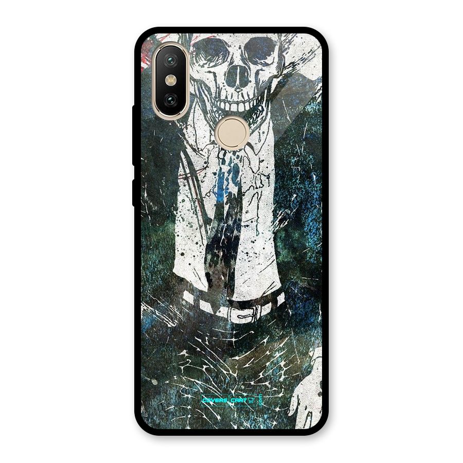 Skeleton in a Suit Glass Back Case for Redmi A2