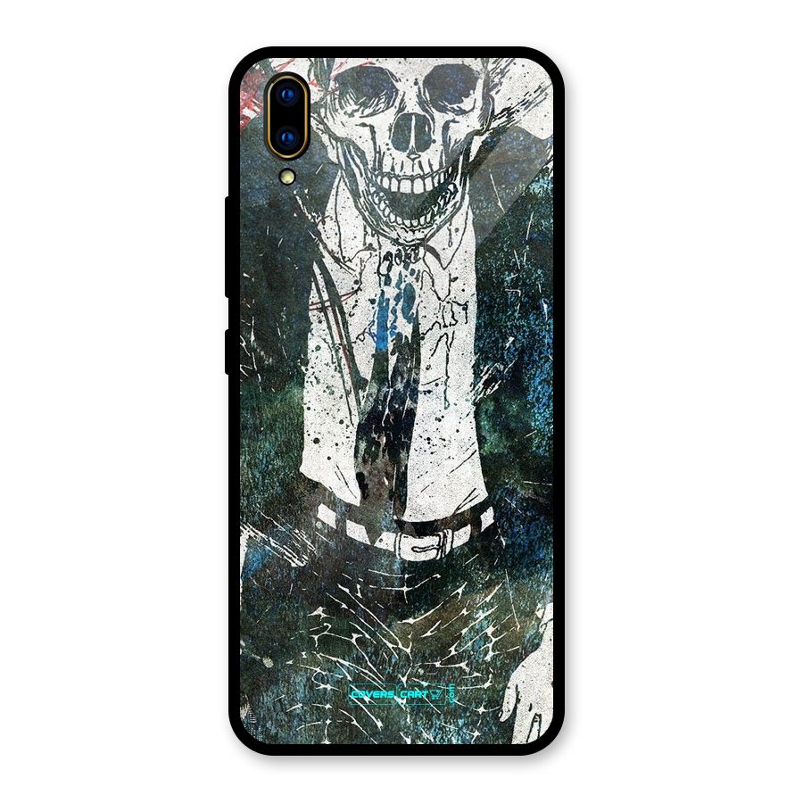 Skeleton in a Suit Glass Back Case for Vivo V11 Pro
