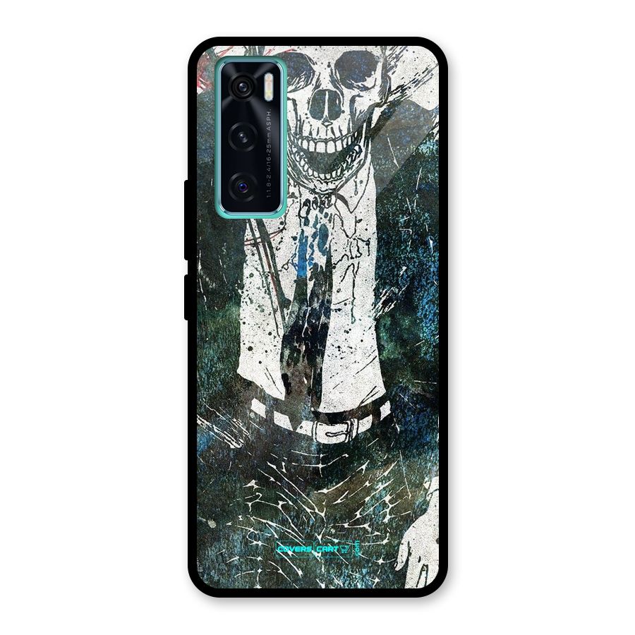 Skeleton in a Suit Glass Back Case for Vivo V20 SE