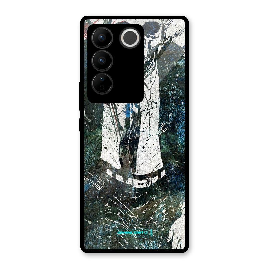 Skeleton in a Suit Glass Back Case for Vivo V27