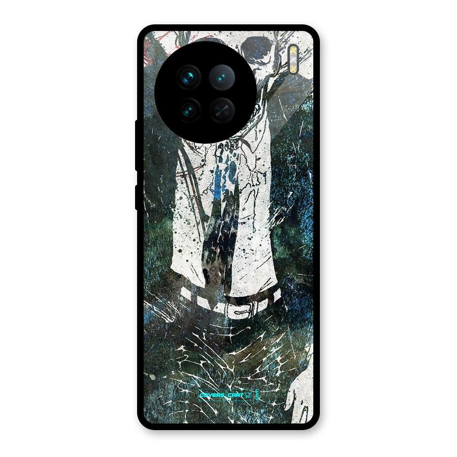 Skeleton in a Suit Glass Back Case for Vivo X90