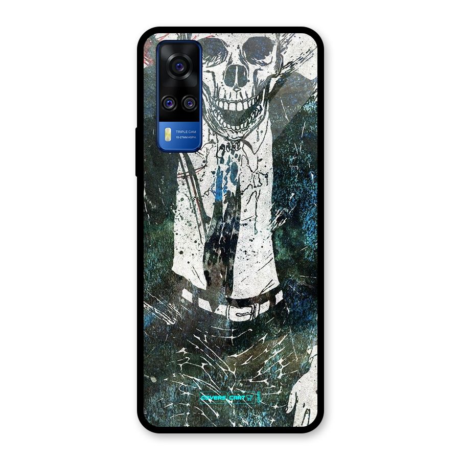 Skeleton in a Suit Glass Back Case for Vivo Y31