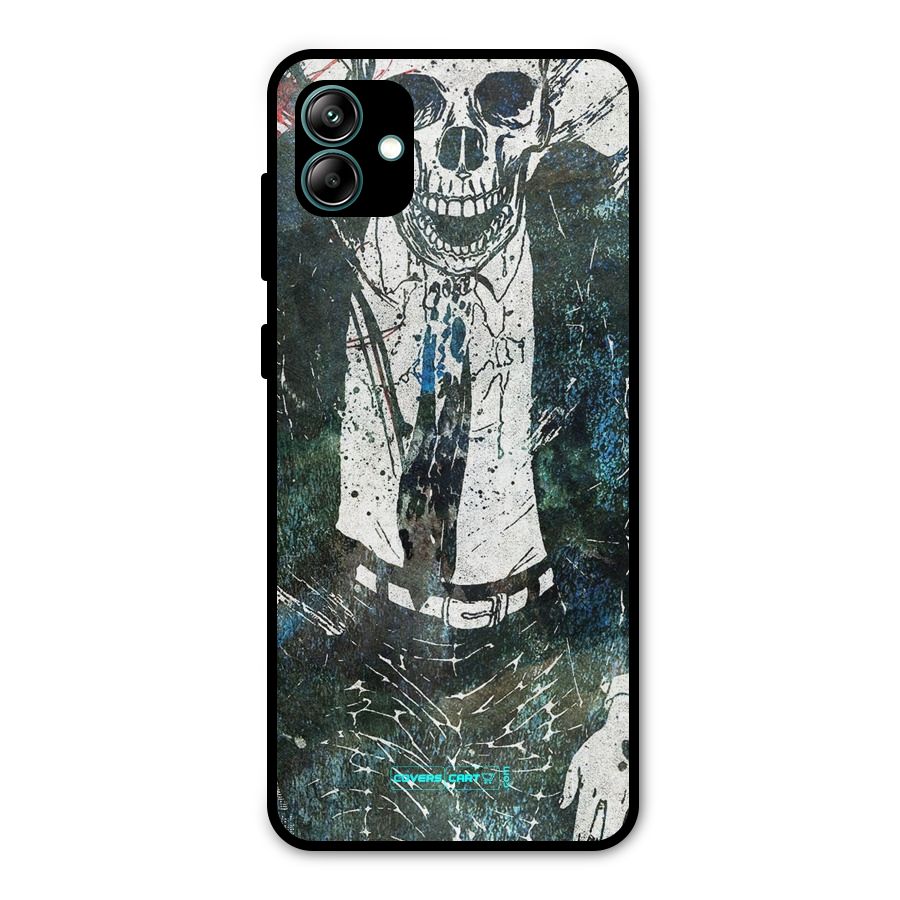 Skeleton in a Suit Metal Back Case for Galaxy A04