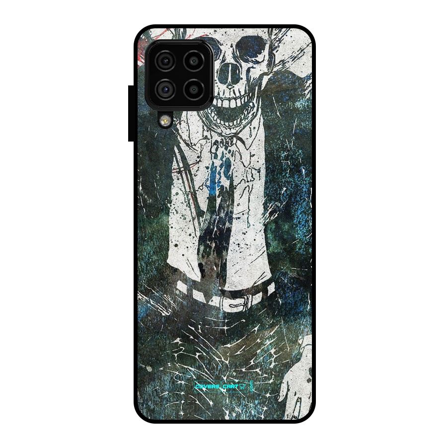 Skeleton in a Suit Metal Back Case for Galaxy A22 4G