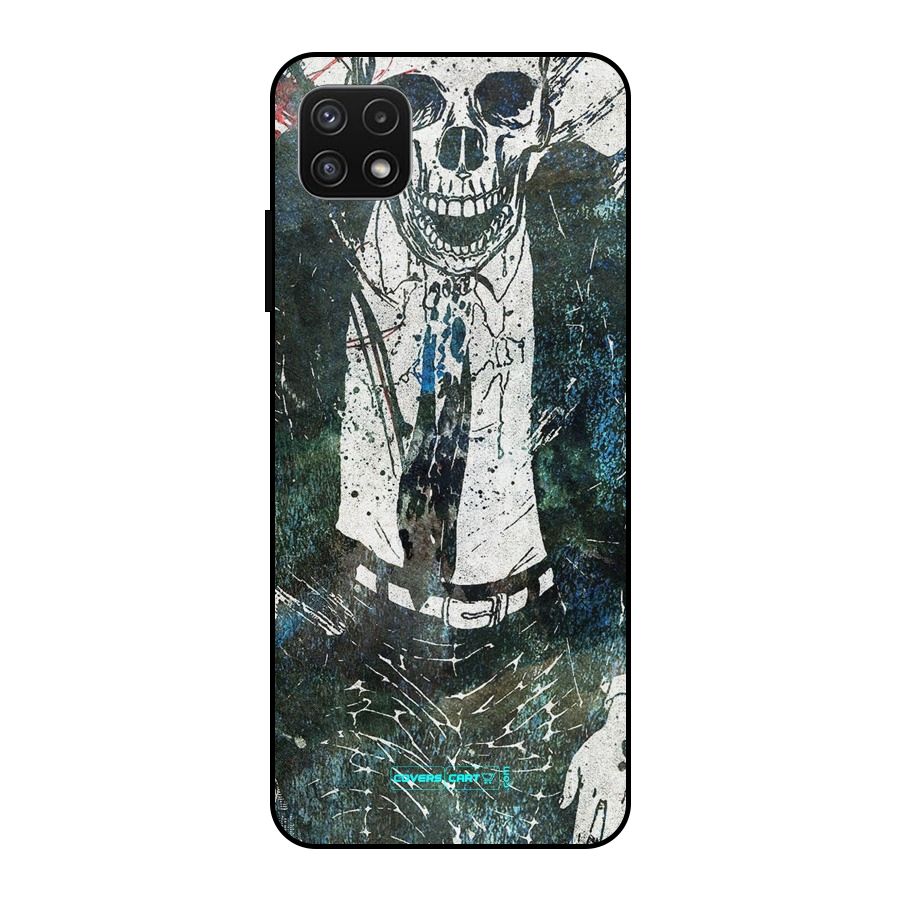 Skeleton in a Suit Metal Back Case for Galaxy A22 5G