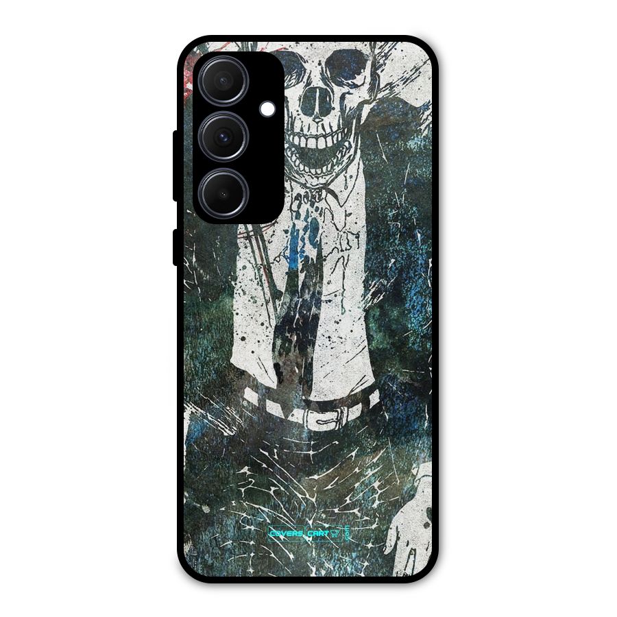 Skeleton in a Suit Metal Back Case for Galaxy A35