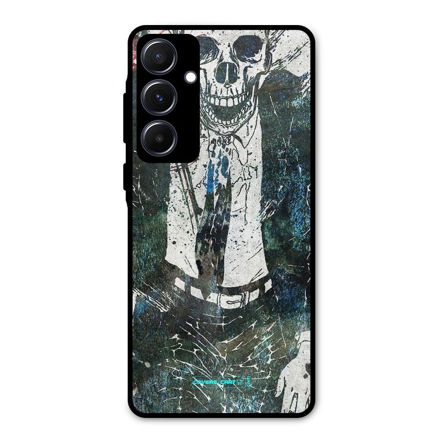 Skeleton in a Suit Metal Back Case for Galaxy A55