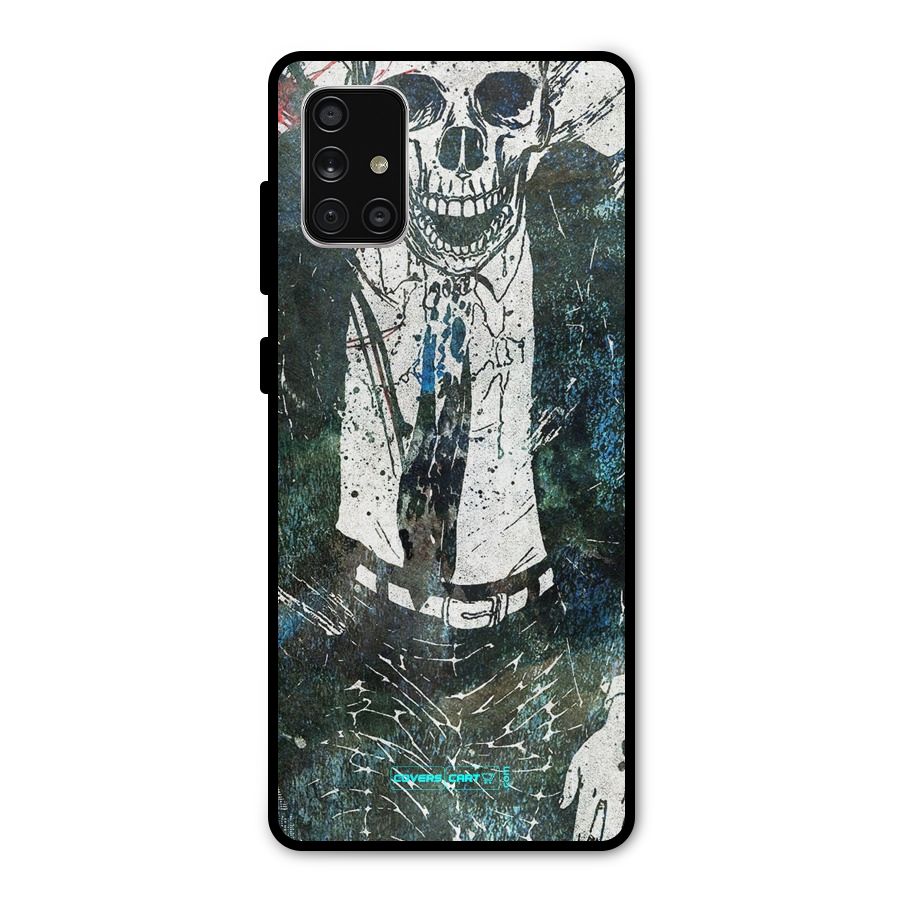 Skeleton in a Suit Metal Back Case for Galaxy A71
