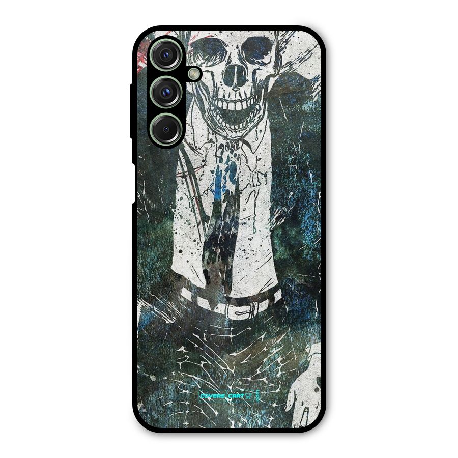 Skeleton in a Suit Metal Back Case for Galaxy F34
