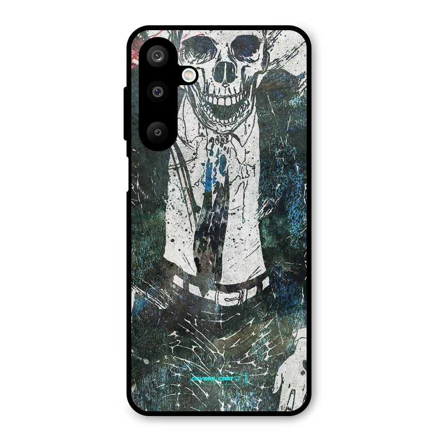 Skeleton in a Suit Metal Back Case for Galaxy M16