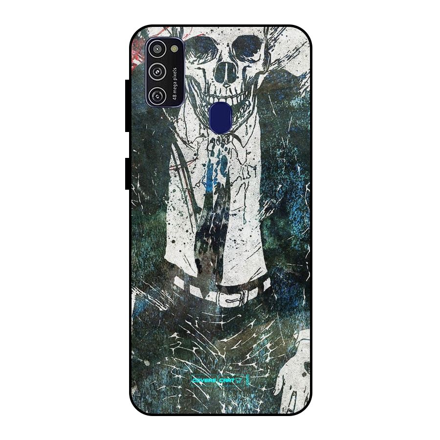 Skeleton in a Suit Metal Back Case for Galaxy M30s