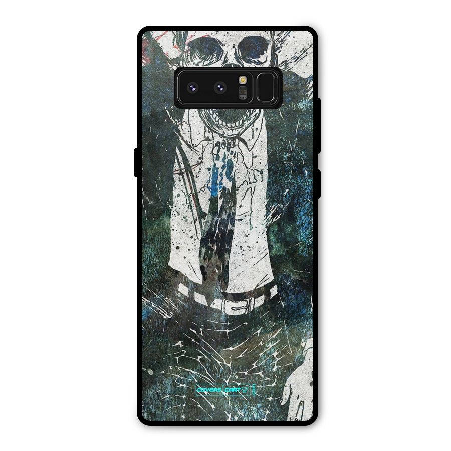 Skeleton in a Suit Metal Back Case for Galaxy Note 8