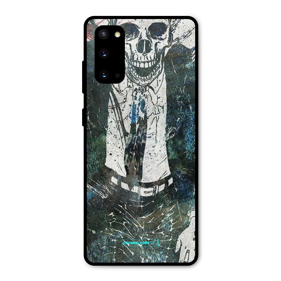 Skeleton in a Suit Metal Back Case for Galaxy S20