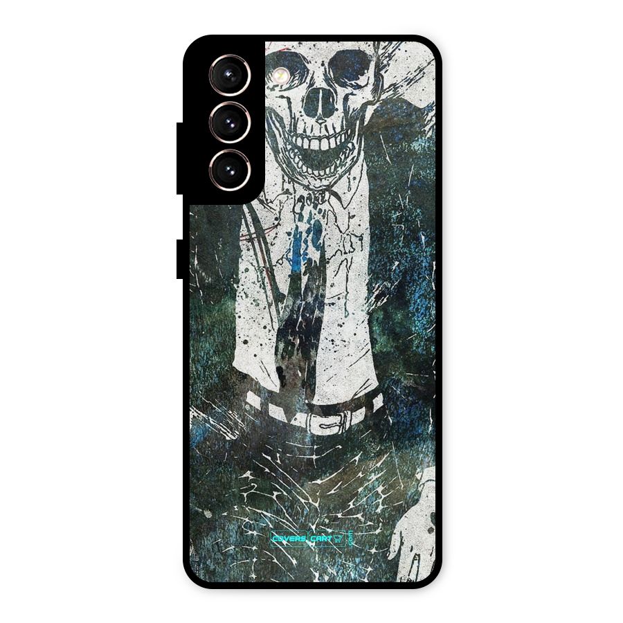 Skeleton in a Suit Metal Back Case for Galaxy S21 5G