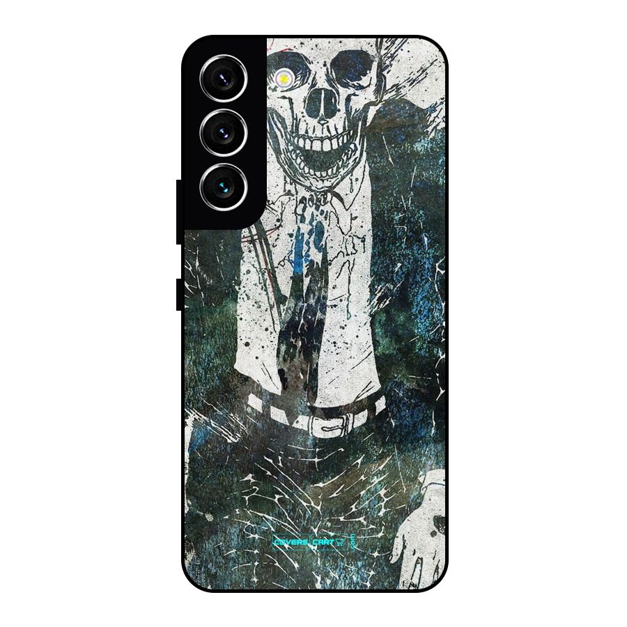 Skeleton in a Suit Metal Back Case for Galaxy S22 5G