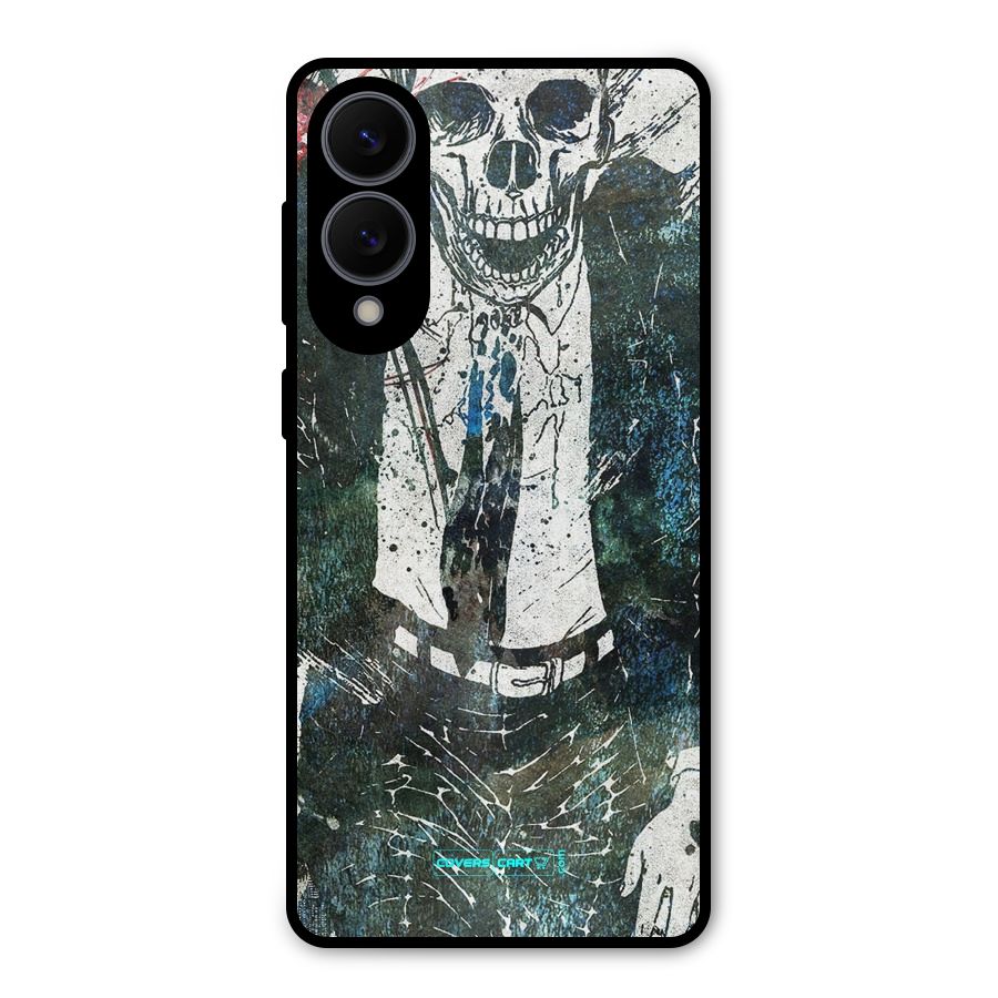 Skeleton in a Suit Metal Back Case for Galaxy S25 Edge