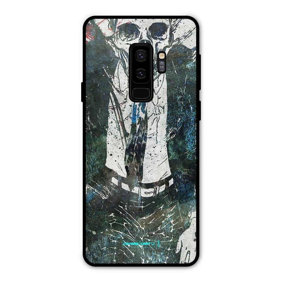 Skeleton in a Suit Metal Back Case for Galaxy S9 Plus