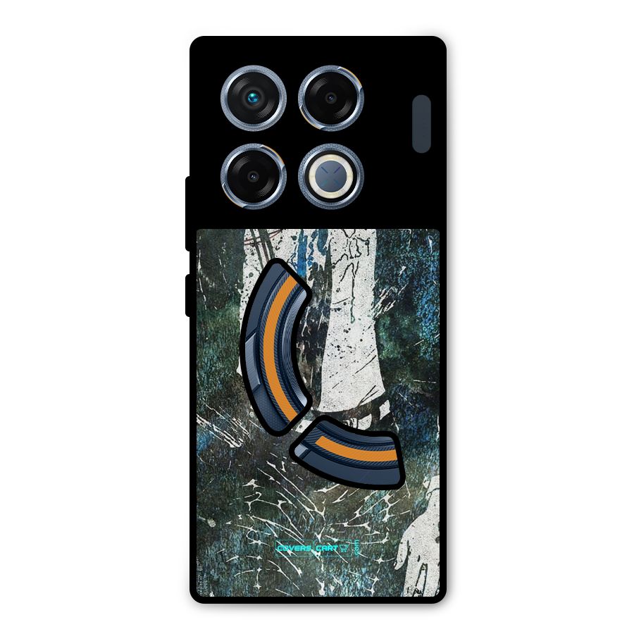 Skeleton in a Suit Metal Back Case for Infinix GT 20 Pro