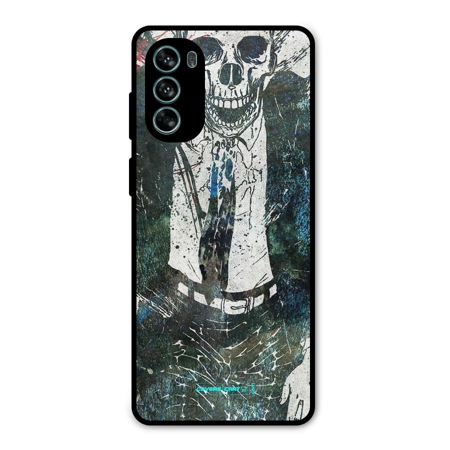 Skeleton in a Suit Metal Back Case for Moto G62