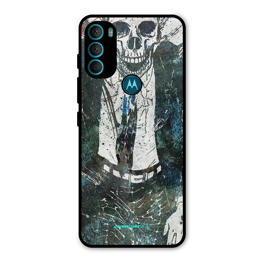 Skeleton in a Suit Metal Back Case for Moto G71 5G