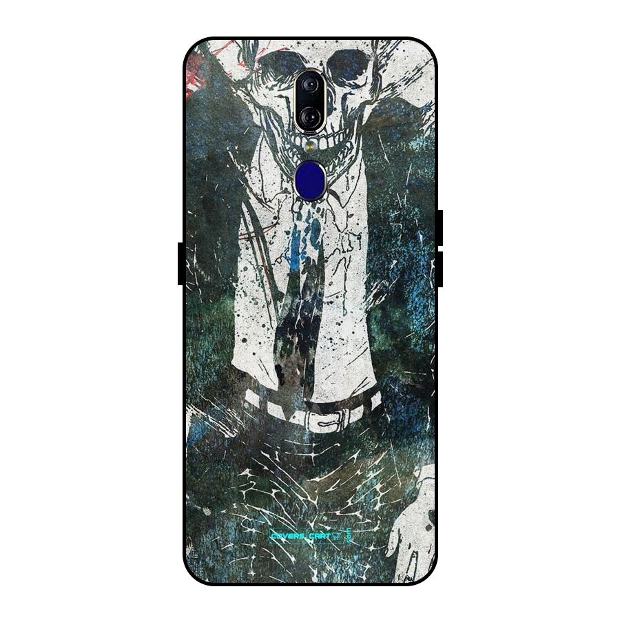 Skeleton in a Suit Metal Back Case for Oppo F11