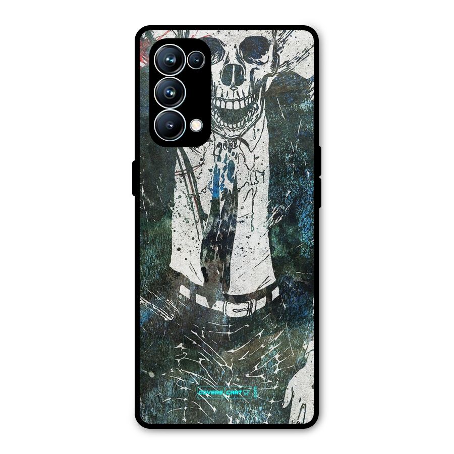 Skeleton in a Suit Metal Back Case for Oppo Reno5 Pro 5G