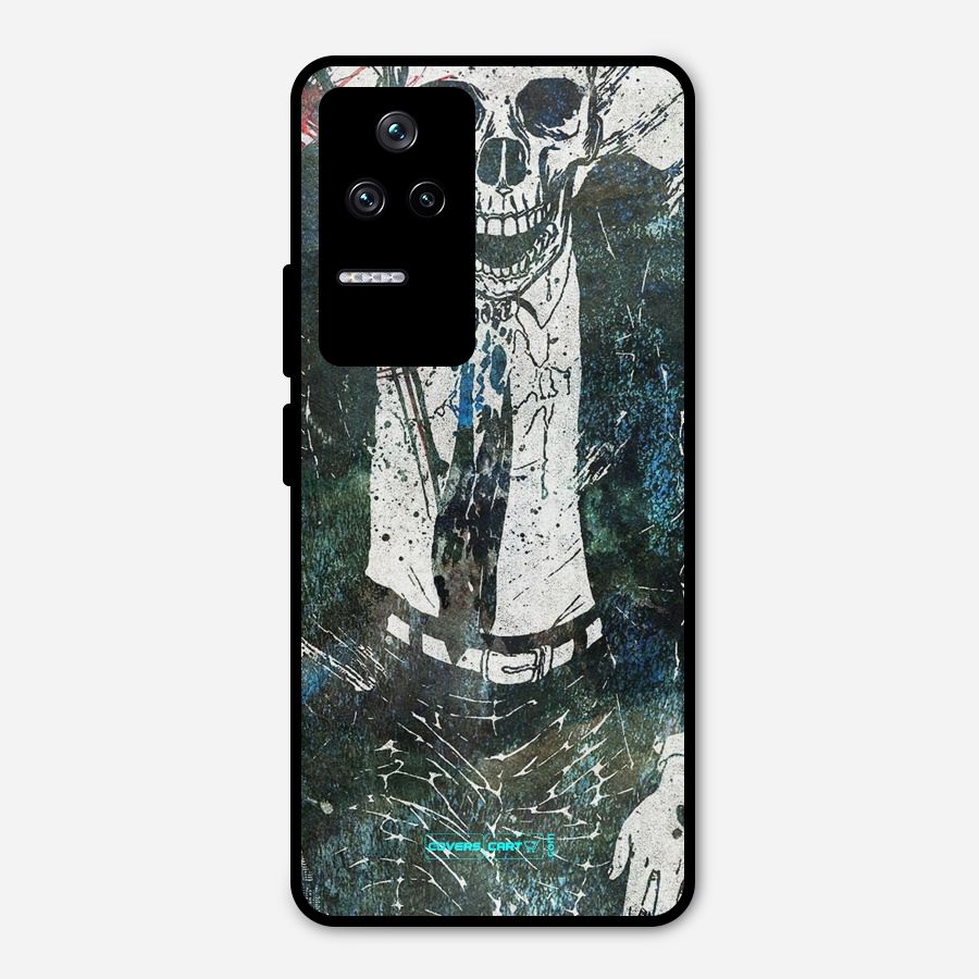 Skeleton in a Suit Metal Back Case for Poco F4 5G