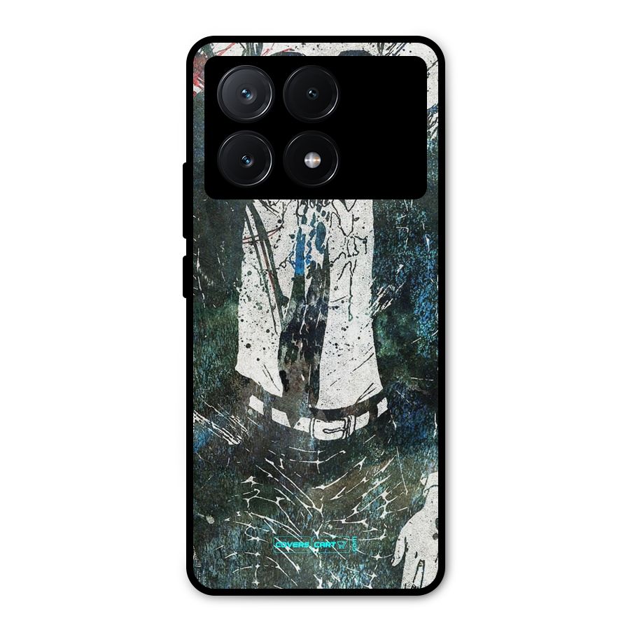 Skeleton in a Suit Metal Back Case for Poco X6 Pro