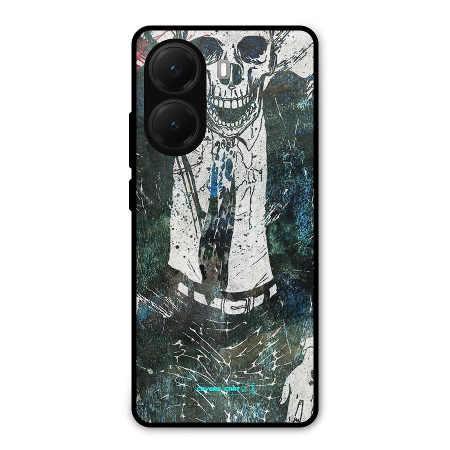 Skeleton in a Suit Metal Back Case for Poco X7 Pro