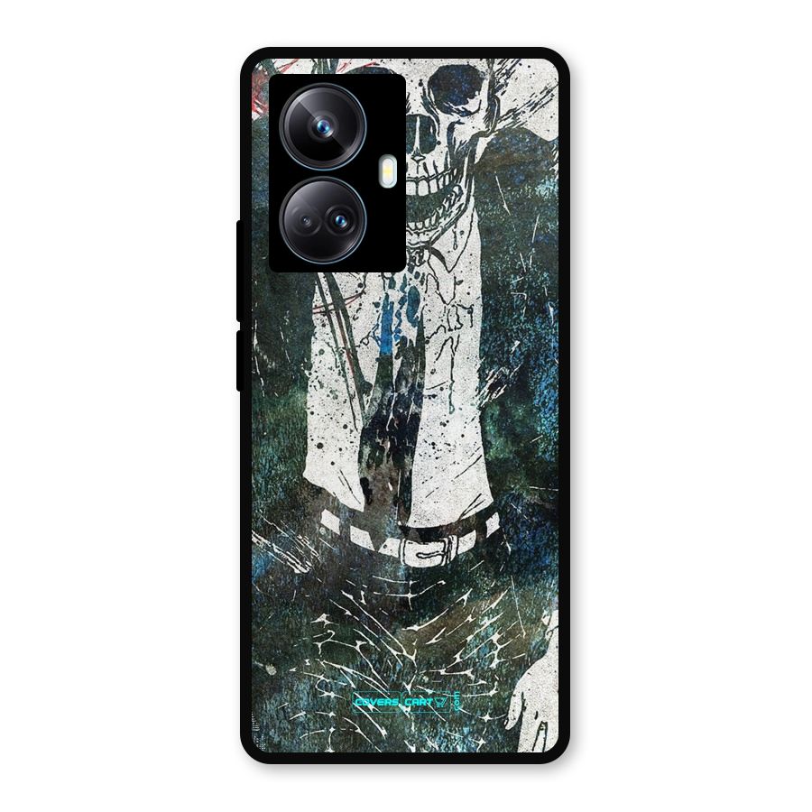 Skeleton in a Suit Metal Back Case for Realme 10 Pro Plus