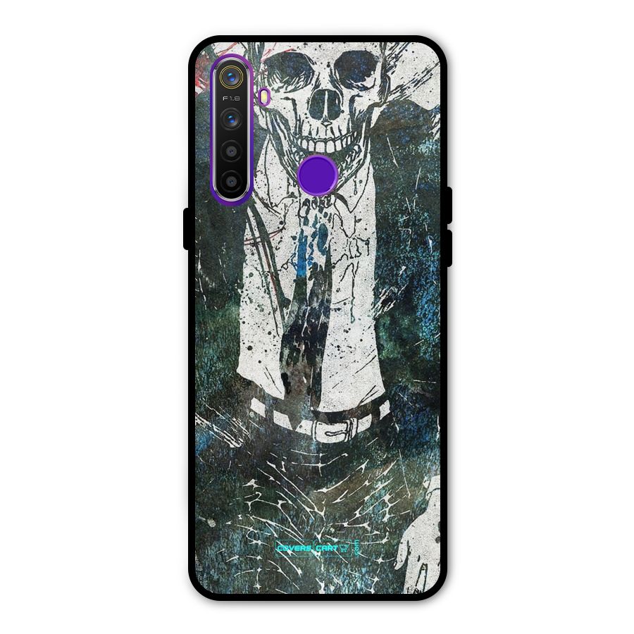 Skeleton in a Suit Metal Back Case for Realme 5