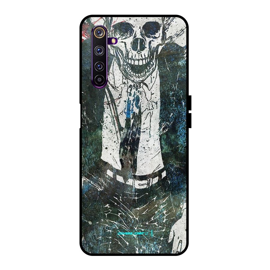 Skeleton in a Suit Metal Back Case for Realme 6 Pro
