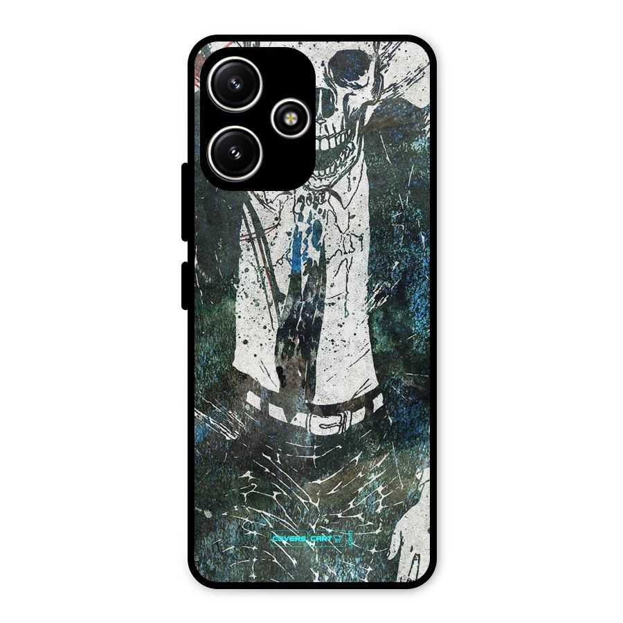 Skeleton in a Suit Metal Back Case for Redmi 12 5G