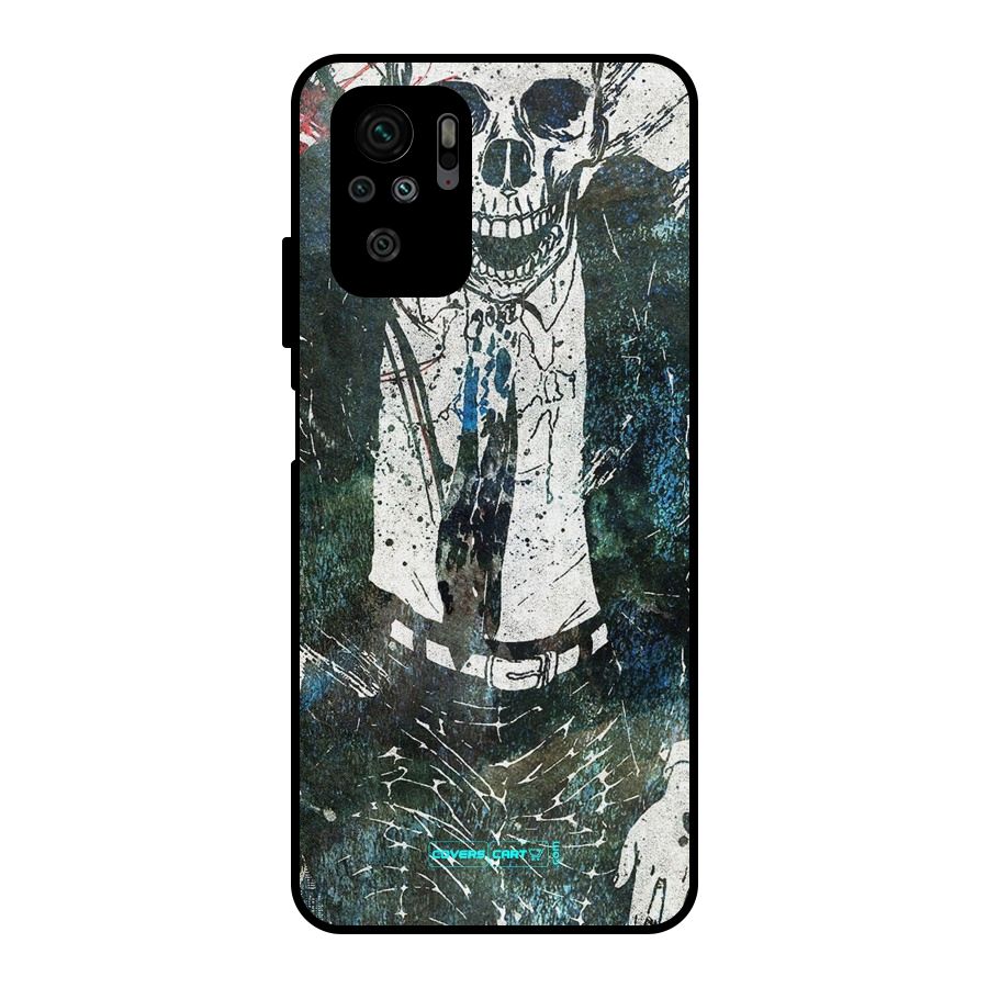 Skeleton in a Suit Metal Back Case for Redmi Note 10S