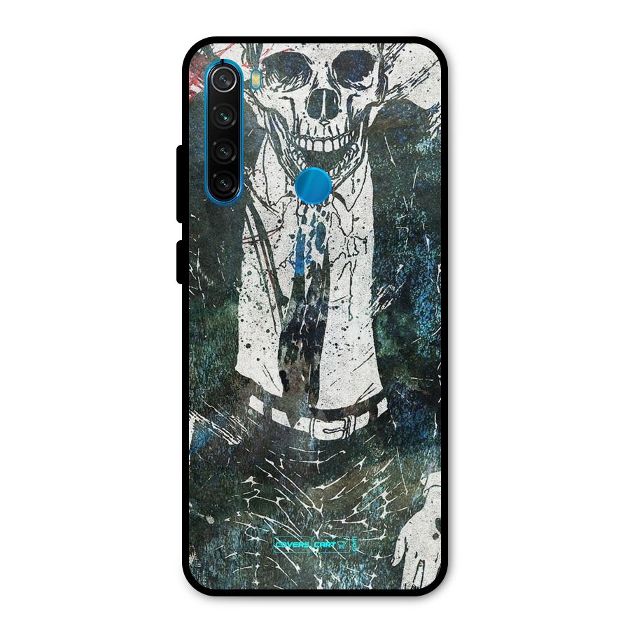 Skeleton in a Suit Metal Back Case for Redmi Note 8