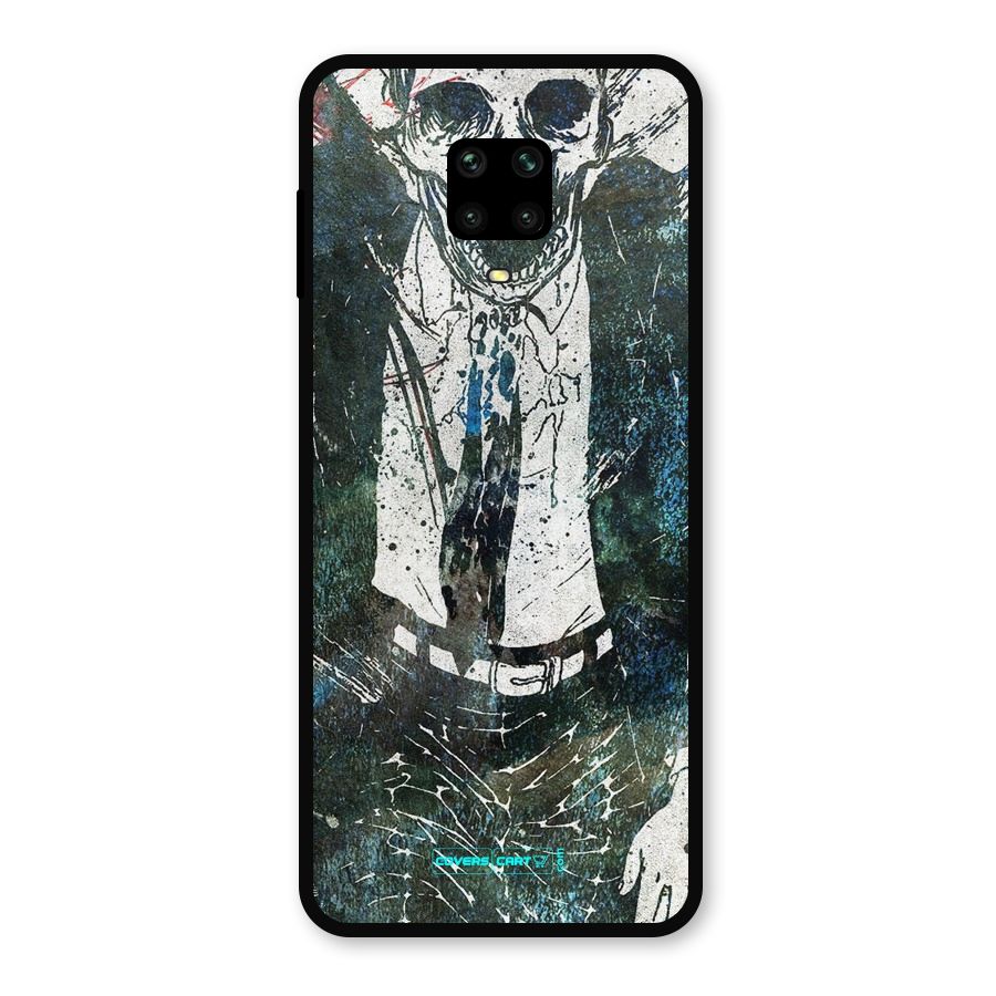 Skeleton in a Suit Metal Back Case for Redmi Note 9 Pro Max