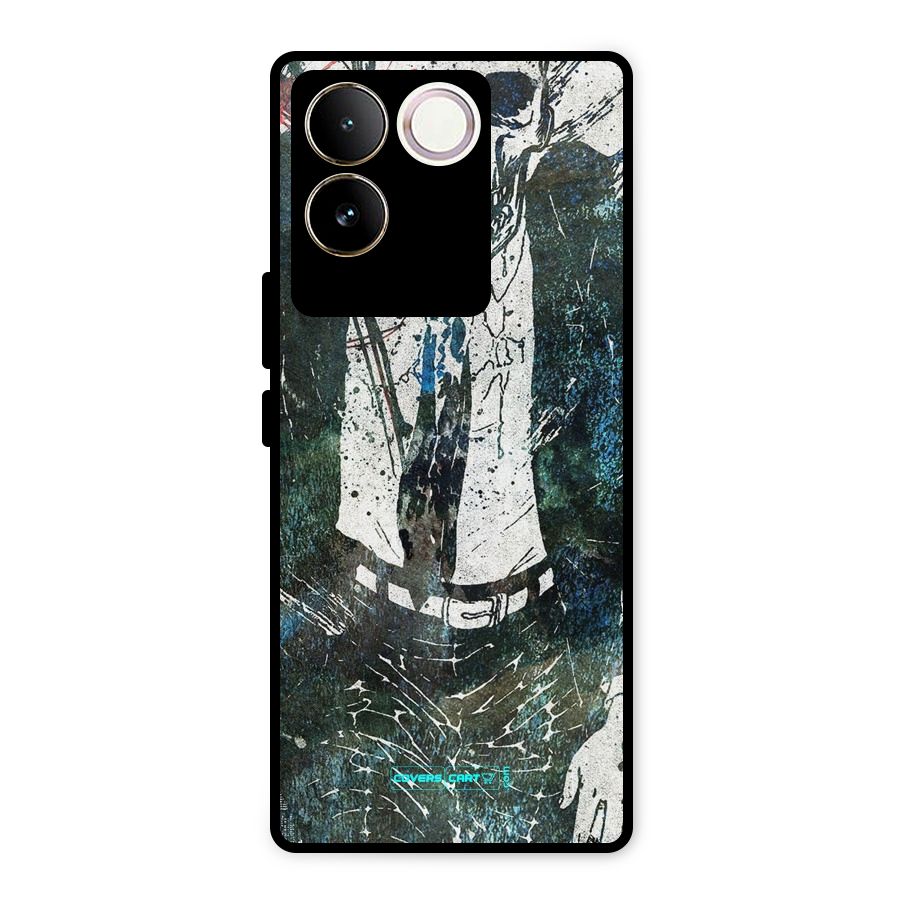 Skeleton in a Suit Metal Back Case for Vivo T2 Pro