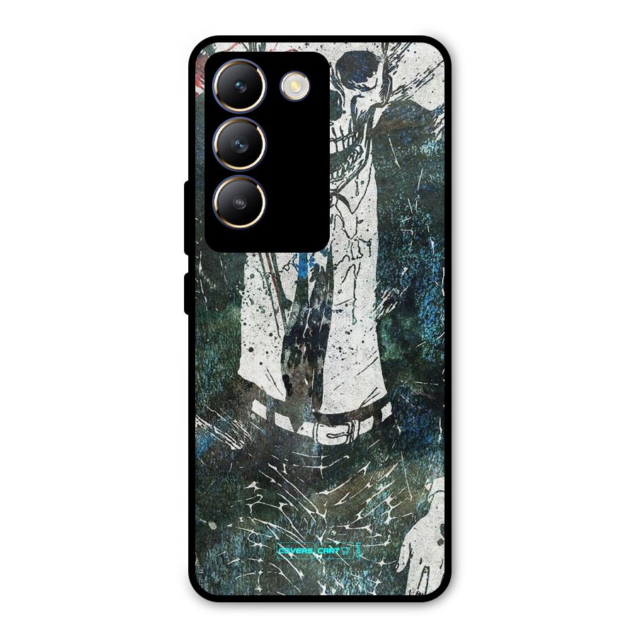 Skeleton in a Suit Metal Back Case for Vivo T3 5G