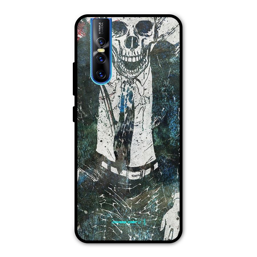 Skeleton in a Suit Metal Back Case for Vivo V15 Pro