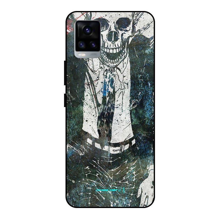 Skeleton in a Suit Metal Back Case for Vivo V20 2021