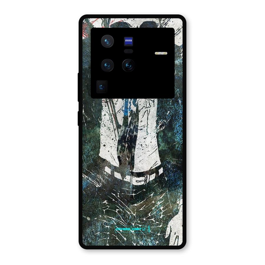 Skeleton in a Suit Metal Back Case for Vivo X80 Pro