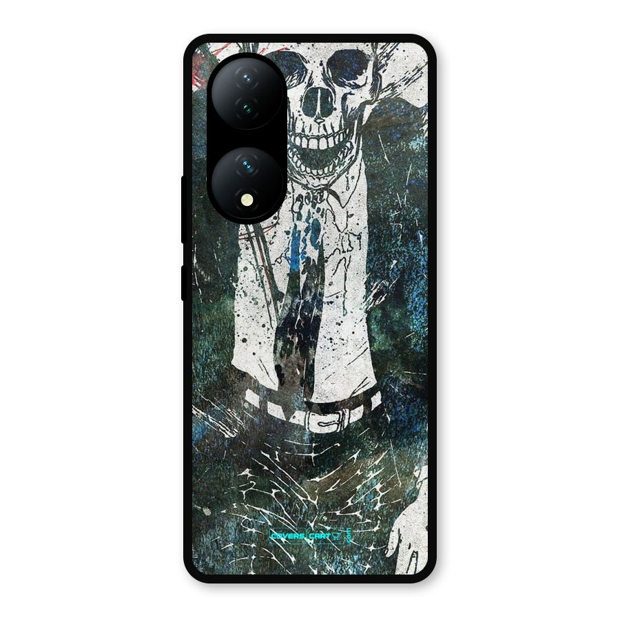 Skeleton in a Suit Metal Back Case for Vivo Y100a